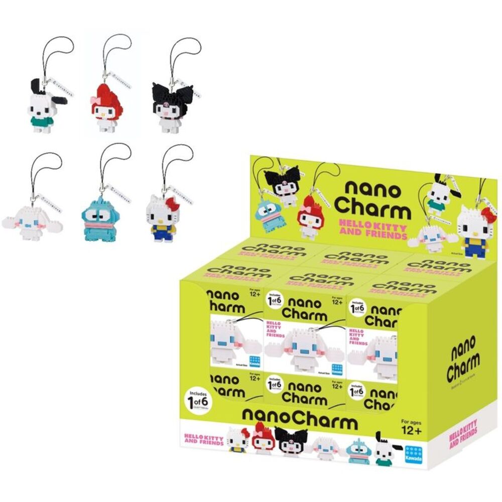 Nanoblock - Sanrio - nanoCharm - Hello Kitty and Friends (Box/12) Blindbox